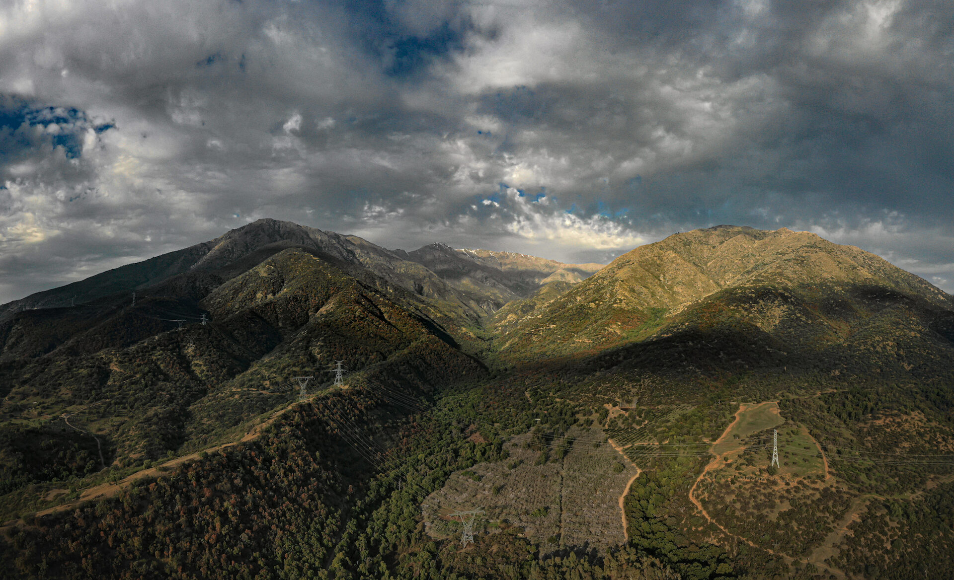 Vista panorámica del valle de El Ajial